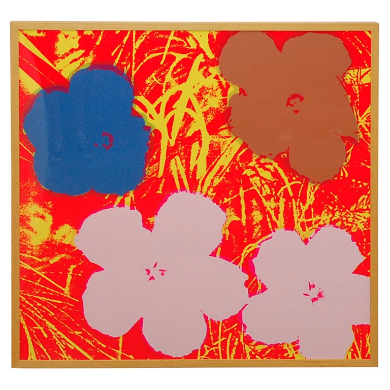 Andy Warhol- Sunday B. Morning Flowers  (#3)