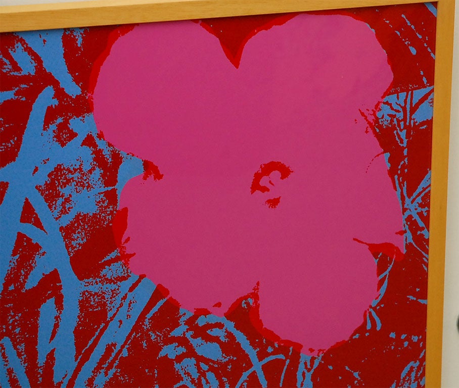 American Andy Warhol -Sunday B. Morning Flowers  (#2)
