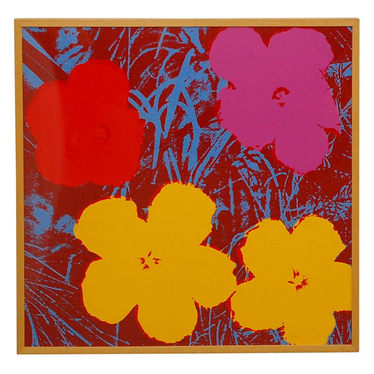 Andy Warhol -Sunday B. Morning Flowers  (#2)