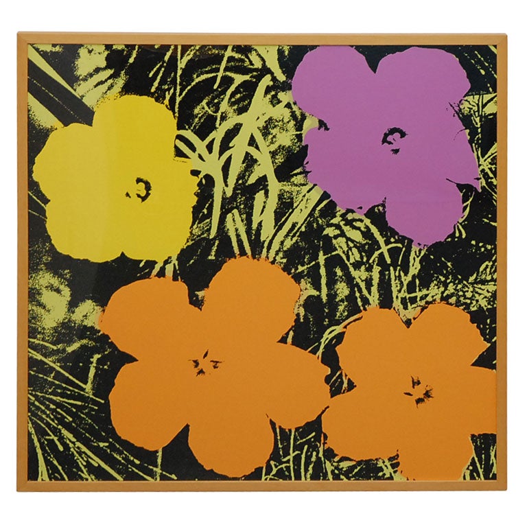 Andy  Warhol 2nd Edition-Sunday B. Morning Flowers