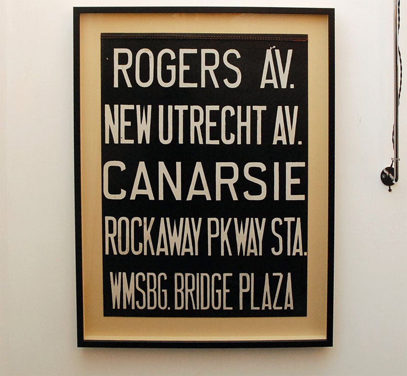 New York Subway Sign