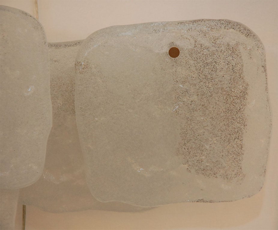 Glass Horizontal Austrian Sconce