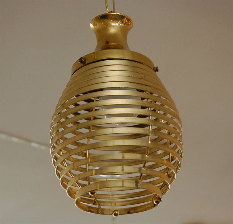Brass Honeycomb Pendants