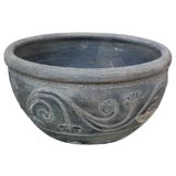 Mid to Late 19hC. Q'ing Dynasty Shanxi Sculpted Planter 