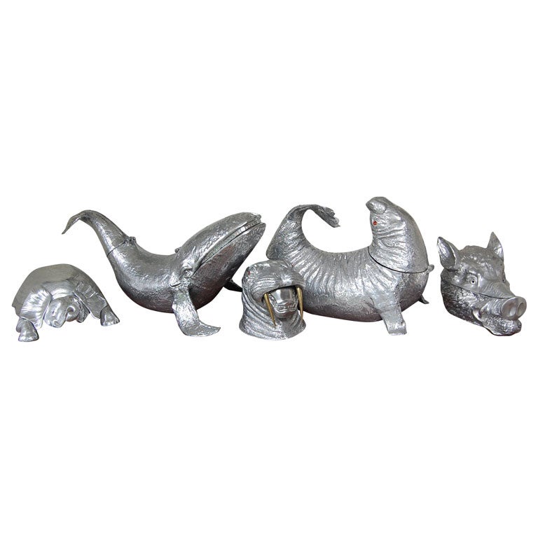 Assorted Arthur Court Sand Cast Aluminum Serving Pieces