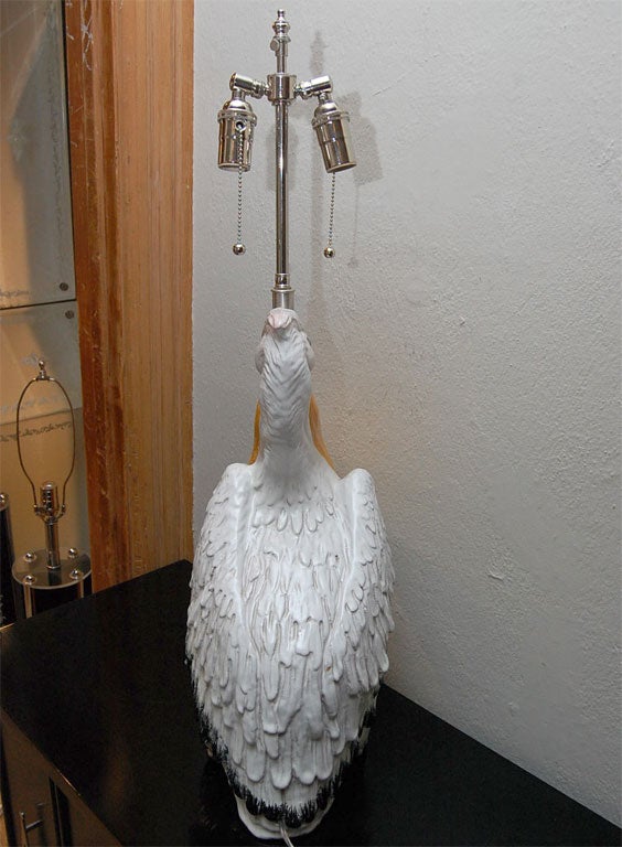 vintage pelican lamp
