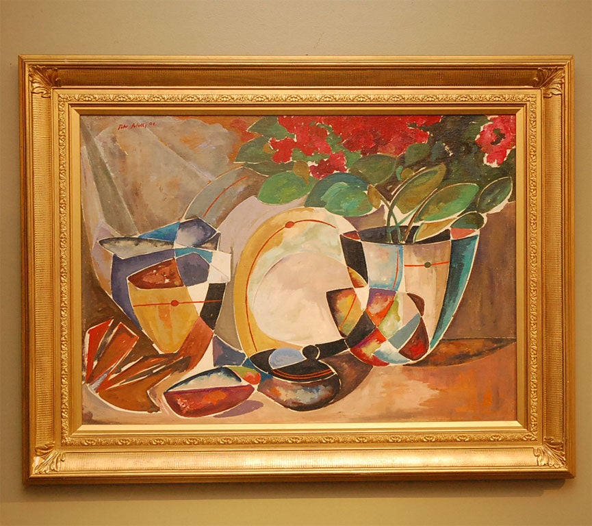 Oil on Canvas by Albanian artist Fatos Palushi