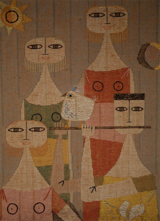 American Mid Century John Smith Tapestry