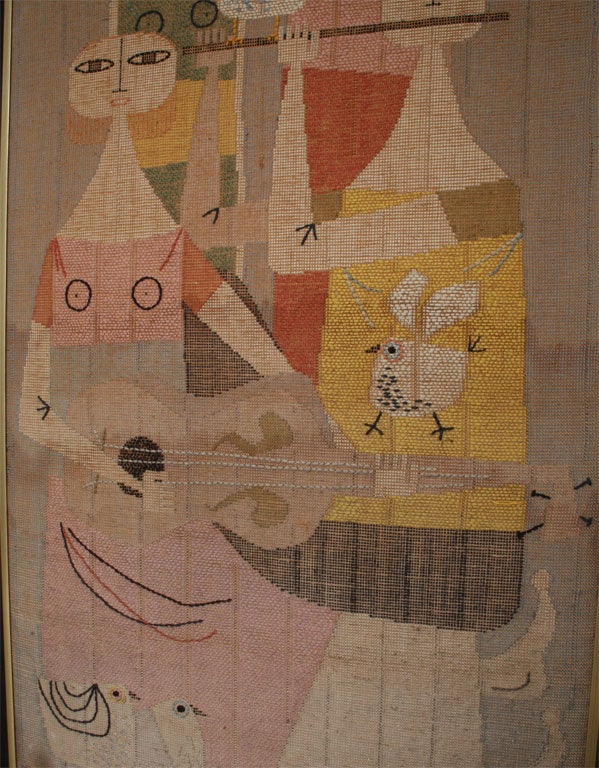 Mid Century John Smith Tapestry 1