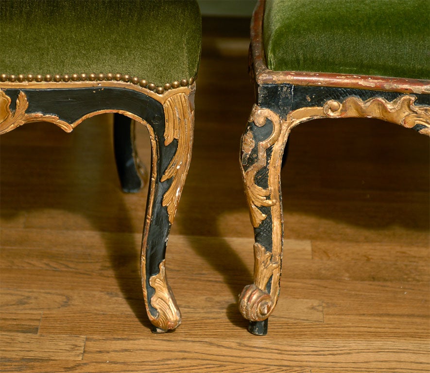 Six  19th Century Italian Rococo  Side Chairs 3