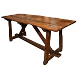 19th Century French Trestle Table