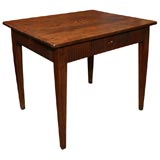 Antique 19th Century English Oak Table With Nautical Star Motif