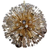 1970's Brass Austrian Snowflake Fixture 6