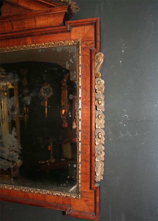English George II Overmantel Mirror, circa 1750