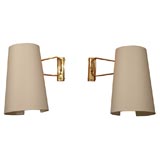 Pair Of Lunel Swing Arm Sconces