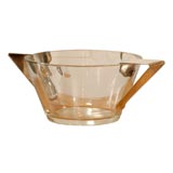 Deco Lead Crystal Bowl