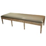 Painted and Carved Bench