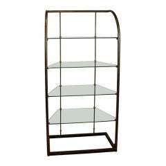 Antique French Steel Etagere