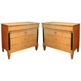 Pair of Large Painted Italian Commodes