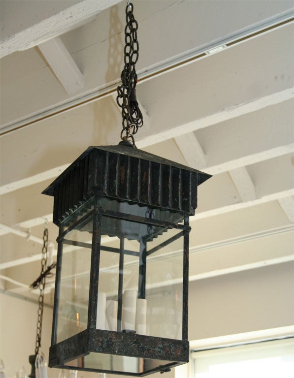 "Corrugated" Iron Lantern