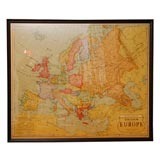 Vintage map of Europe