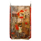The invitation, collage painting by G Wahl