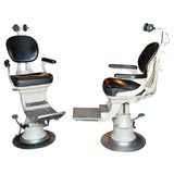 Vintage Pair of Fully Operational Dentist Chairs