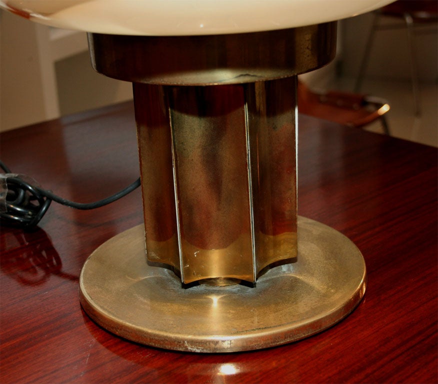 20th Century Signed Vistosi Table Lamp For Sale