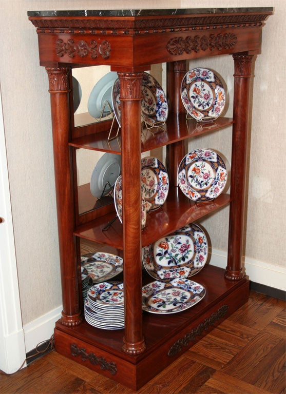 Neoclassical Empire Mahogany Etagere, Early 19th Century