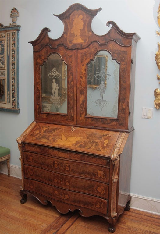 Bureau bookcase (cassettone-a-ribalta-con-alzata)