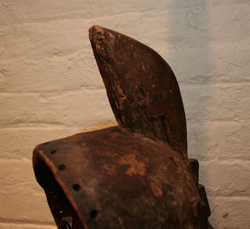 Wood African Marka Mask