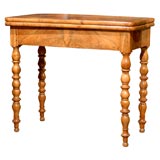Walnut Louis Philippe Game Table Walnut Louis Philippe Game Table