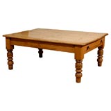 Antique 19th Century English pine low table