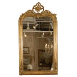 Antique 19th Century French Louis Philippe Gilt Mirror