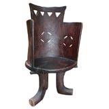 Handcarved Ethiopian Chief's Chair