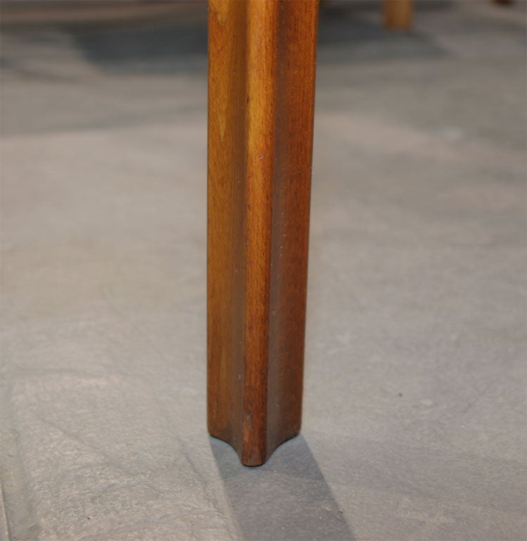 Grand Prix Teak Table by Arne Jacobsen In Excellent Condition For Sale In New York, NY