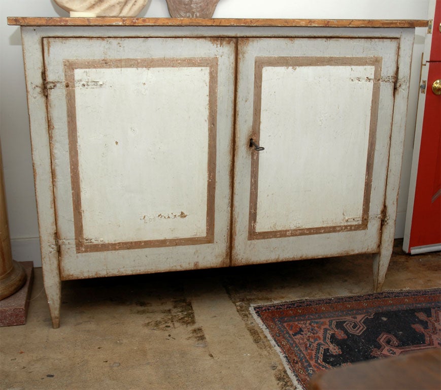 Pair of painted Tuscan buffet