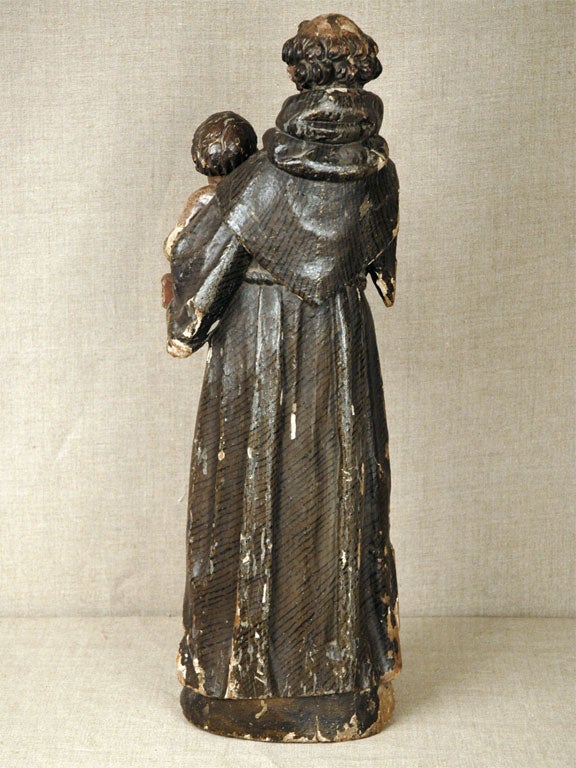 Statue des Heiligen Antonius und des Christuskinds im Zustand „Gut“ im Angebot in Newport Beach, CA