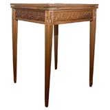 Italian Hand Carved Envelope Game Table