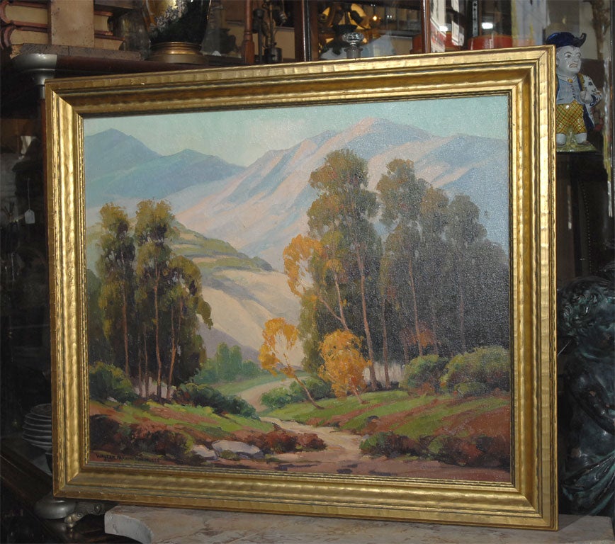 Large California Landscape Painting In Excellent Condition In San Francisco, CA