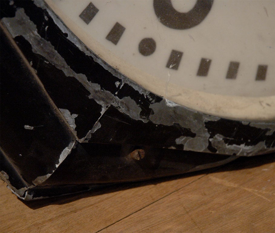 English double sided station clock For Sale