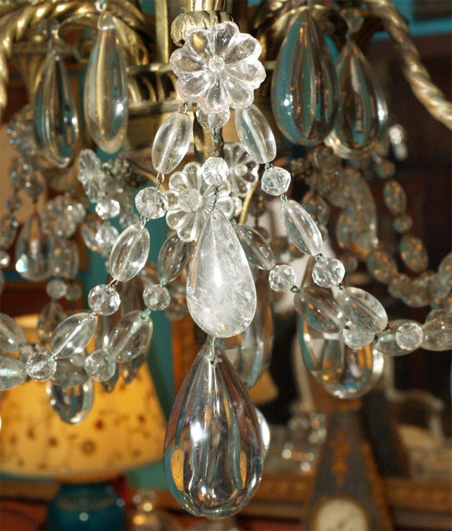 19th Century Directoire Style Crystal Chandelier 3