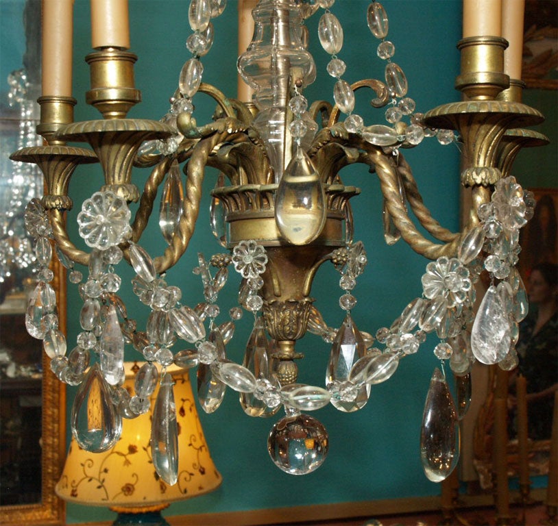 19th Century Directoire Style Crystal Chandelier 5