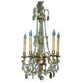 Antique 19th Century Directoire Style Crystal Chandelier