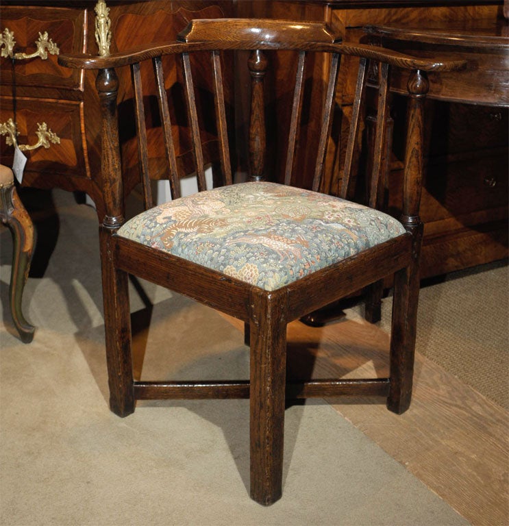 English Oak  / Elm Corner Chair