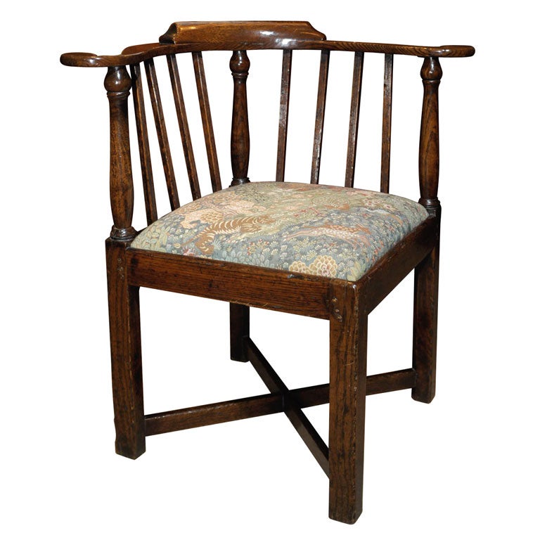 Oak  / Elm Corner Chair