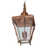 Large Polished Copper Lantern