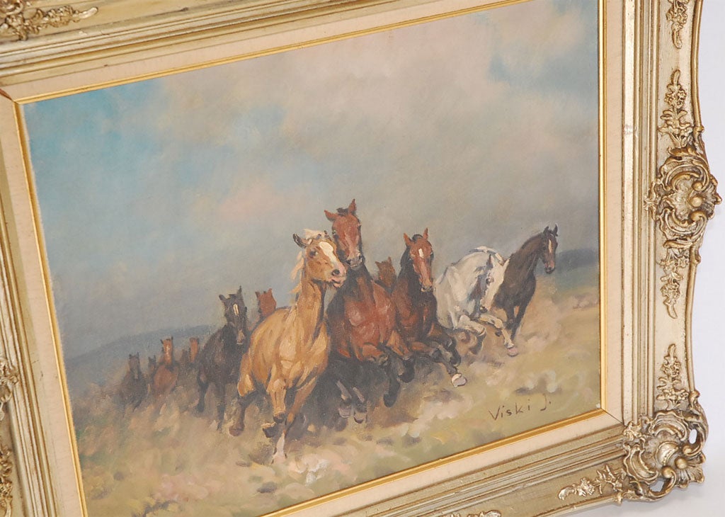 Oil Painting of Horses 2