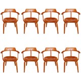 Set of 8 Thonet Dining Chairs