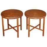 Side Tables with Sundail Copper Top